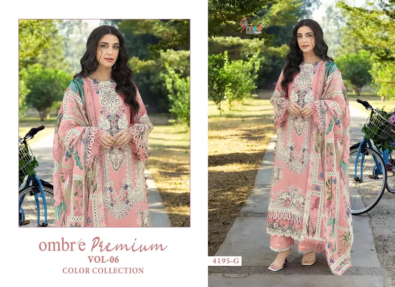 Shree Ombre Premium Vol 6 Color Collection Kota Doriya Dupatta Pakistani Salwar Kameez