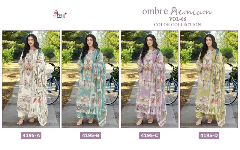 Shree Ombre Premium Vol 6 Color Collection Kota Doriya Dupatta Pakistani Salwar Kameez
