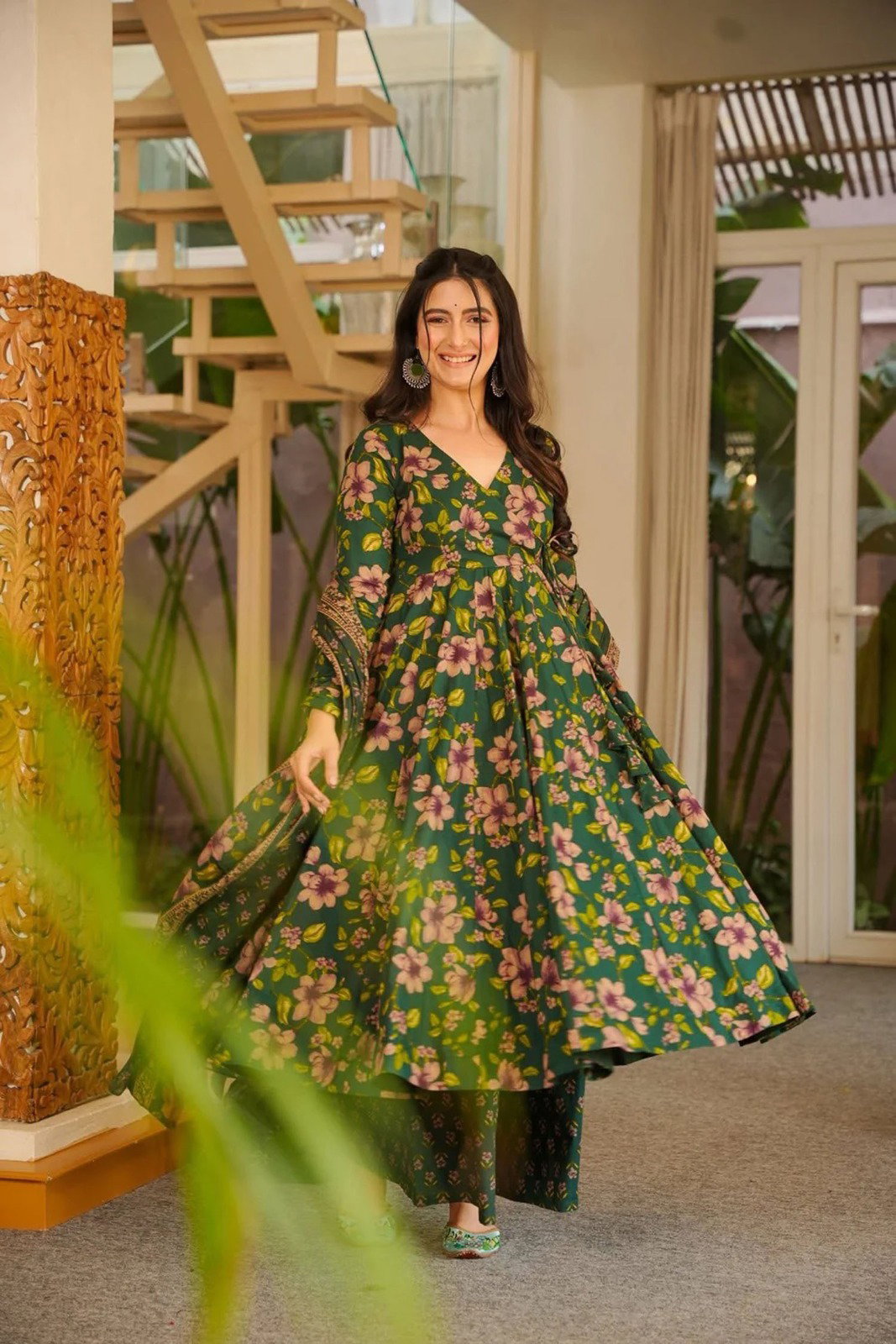 Devi Vol 15 Cotton Silk Digital Printed Kurti Bottom With Dupatta