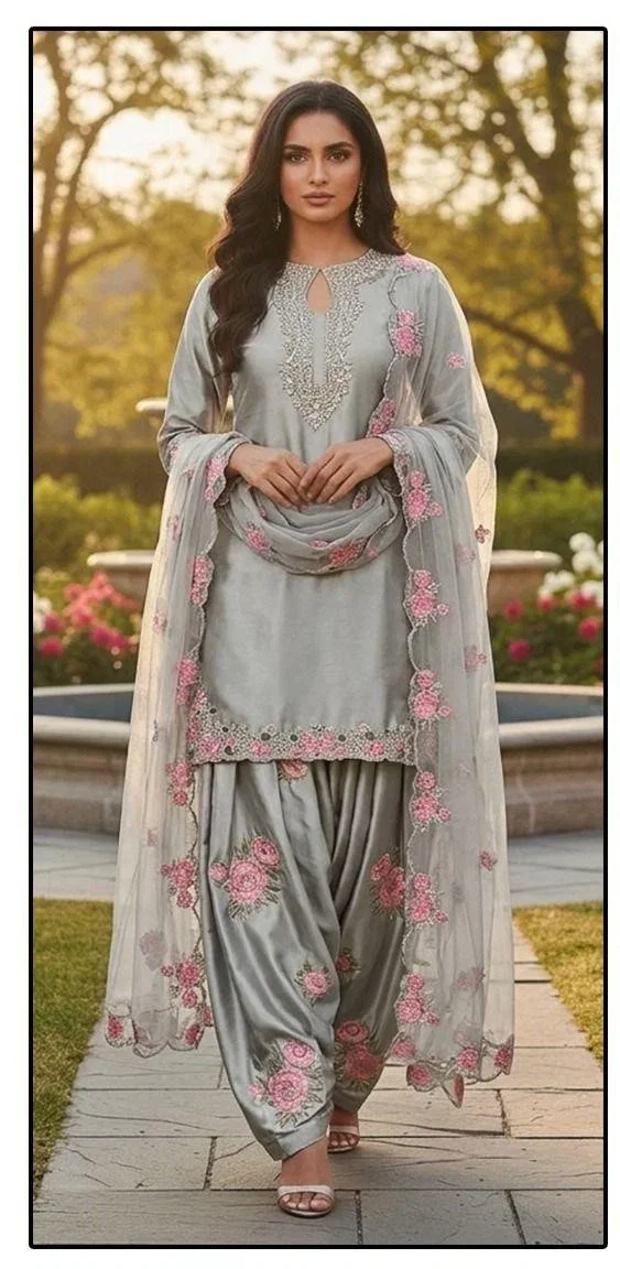 Hoor Tex 786 C To E Satin With Embroidered Salwar Kameez Collection