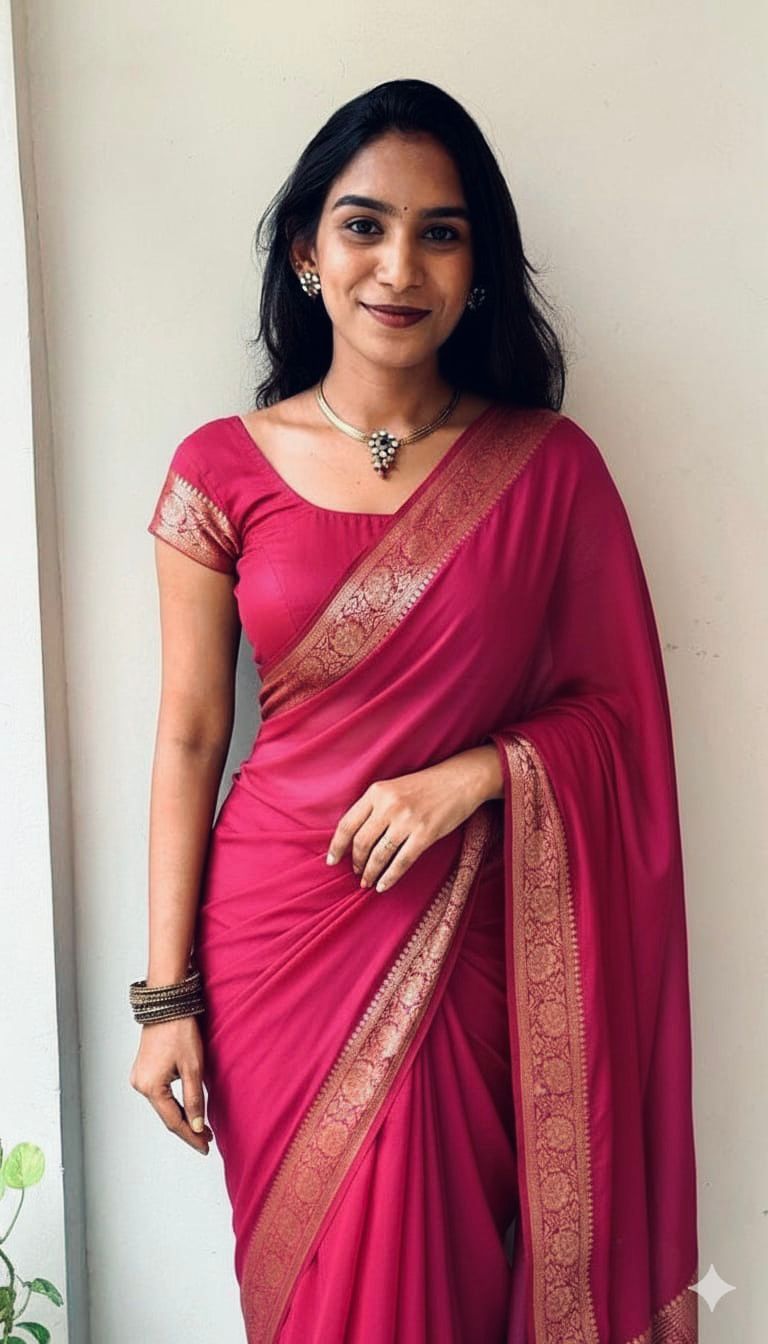 NCO 153 Soft Nylon Chinon Zayo Weaving Saree