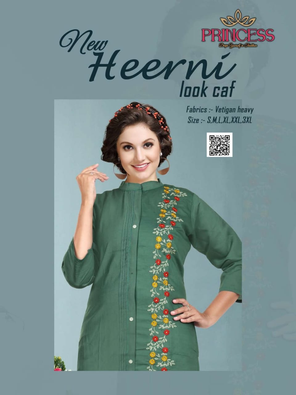 Princess New Heerni Vetican Silk Kurti Collection