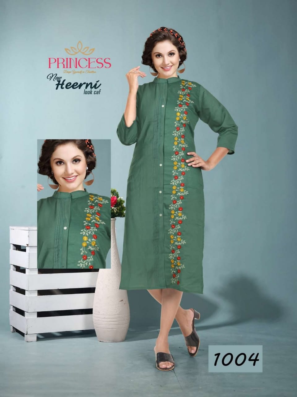 Princess New Heerni Vetican Silk Kurti Collection