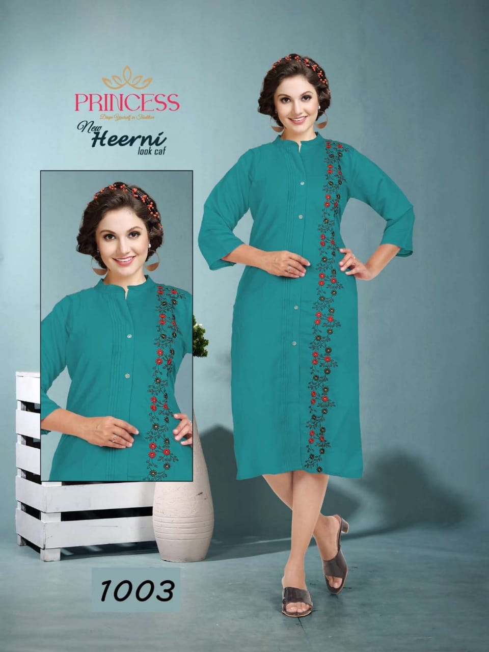 Princess New Heerni Vetican Silk Kurti Collection