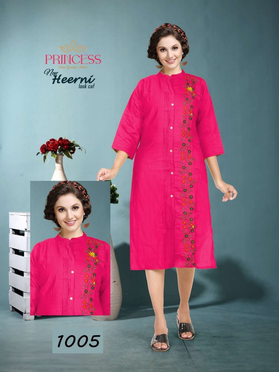 Princess New Heerni Vetican Silk Kurti Collection