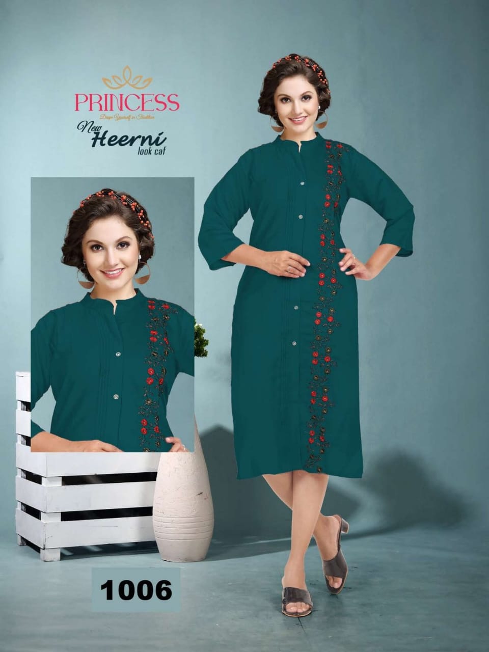 Princess New Heerni Vetican Silk Kurti Collection