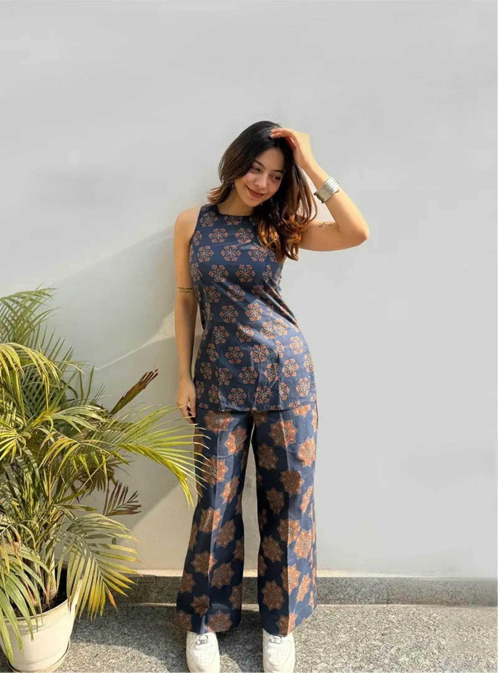 Daya 01 Rayon Printed Casual Wear Top And Bottom Collection