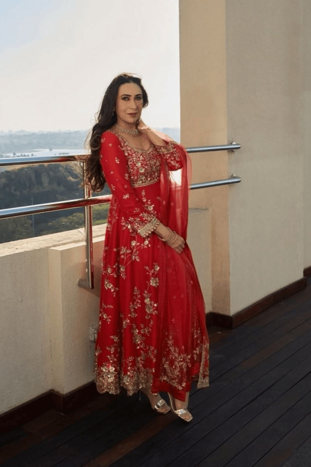 Glory KD 1598 Faux Georgette Anarkali Set