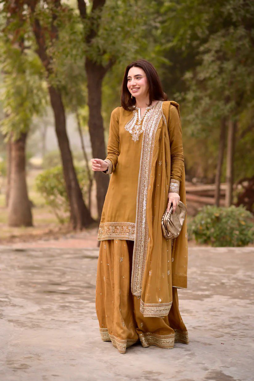 Glory 6009 Mul Chanderi Top Plazzo With Dupatta
