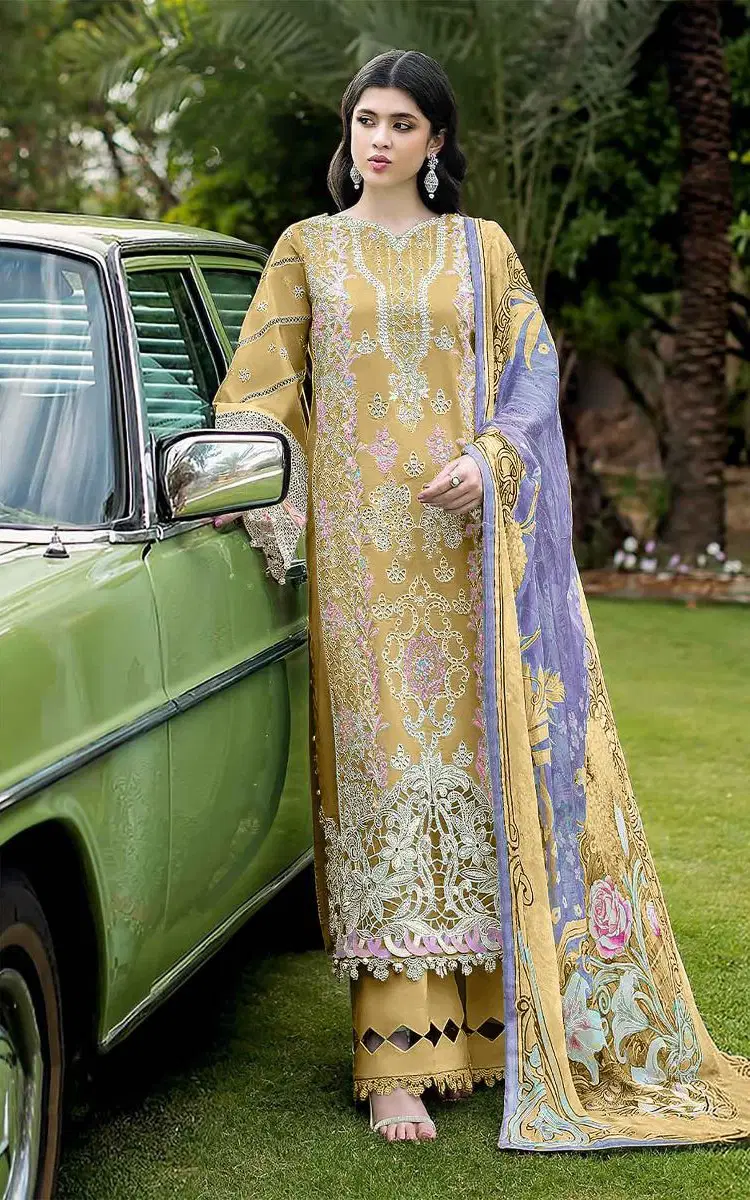 Saniya Ombre Vol 29 Cotton Chikankari Embroidered Pakistani Salwar Suit