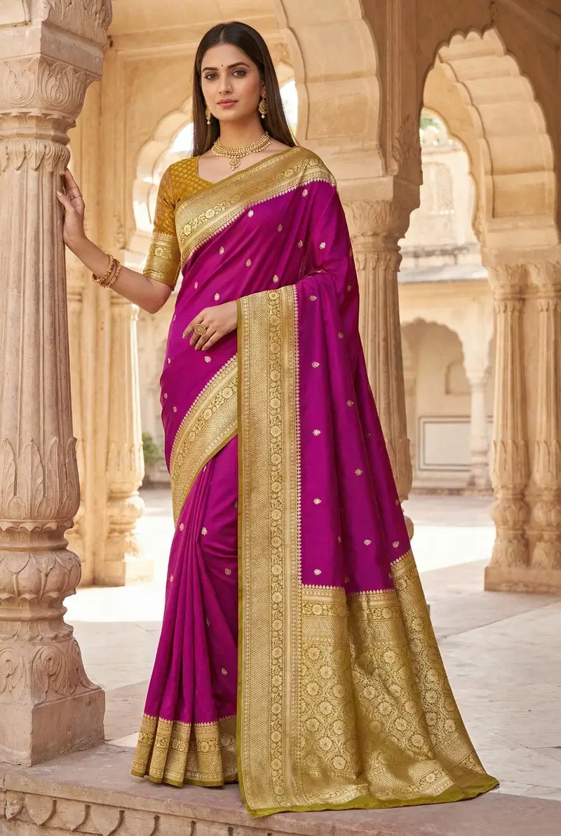 Mb 6079 Soft Banarasi Silk Zari Weaving Saree Collection