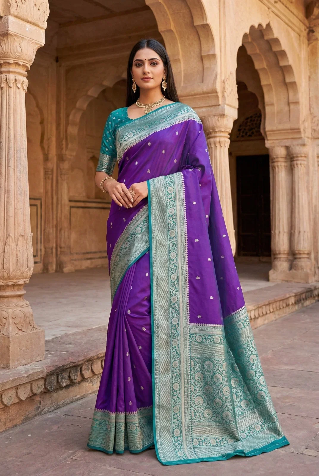 Mb 6079 Soft Banarasi Silk Zari Weaving Saree Collection