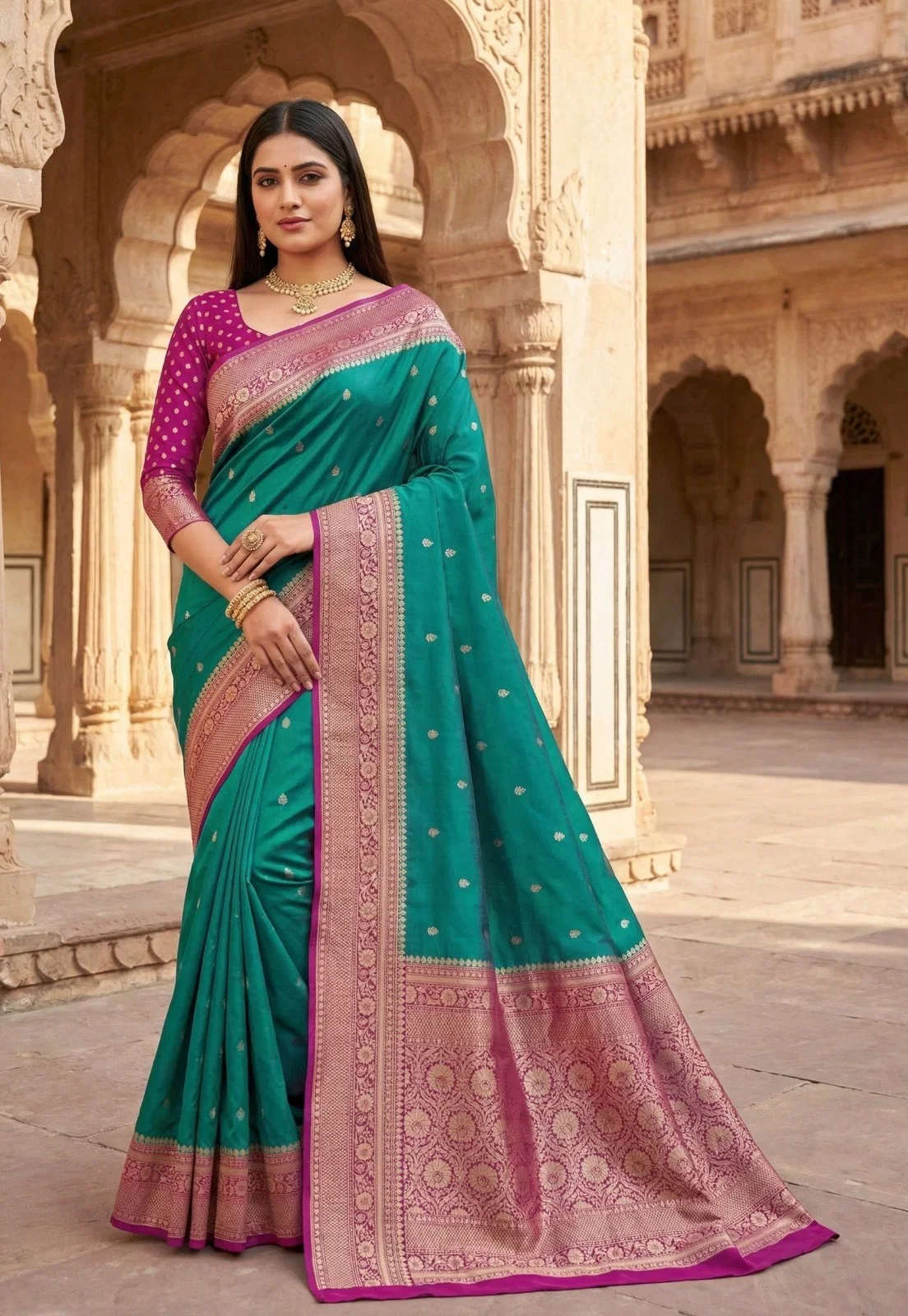 Mb 6079 Soft Banarasi Silk Zari Weaving Saree Collection