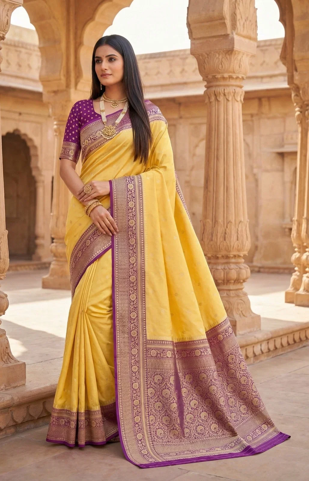 Mb 6079 Soft Banarasi Silk Zari Weaving Saree Collection