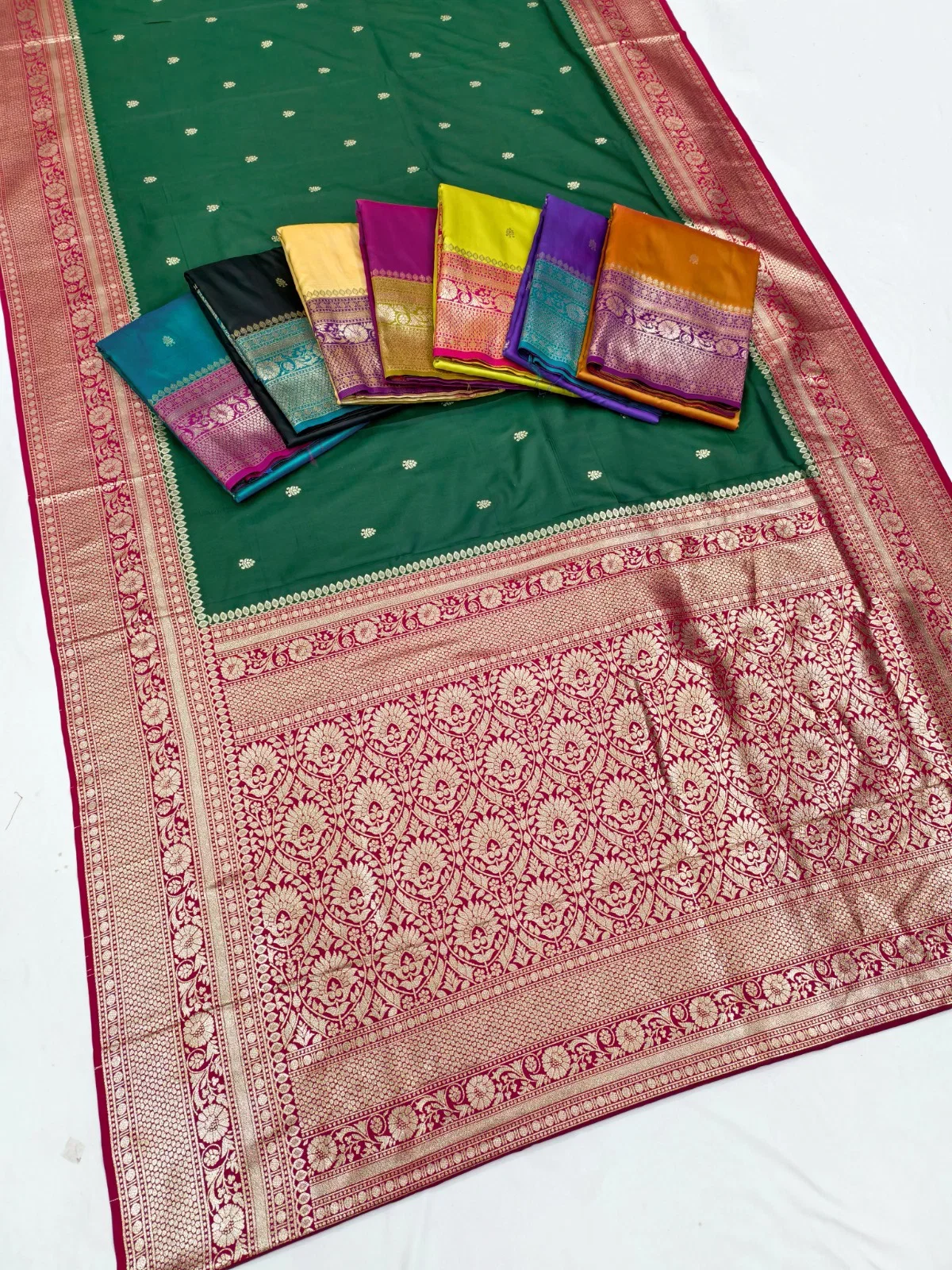Mb 6079 Soft Banarasi Silk Zari Weaving Saree Collection