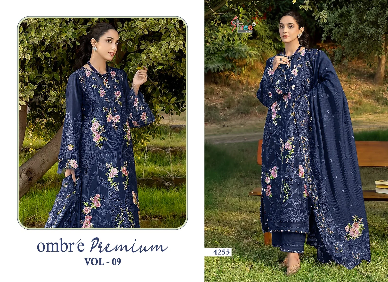 Shree Ombre Premium Vol 9 Cotton Mal Dupatta Cotton Pakistani Salwar Kameez