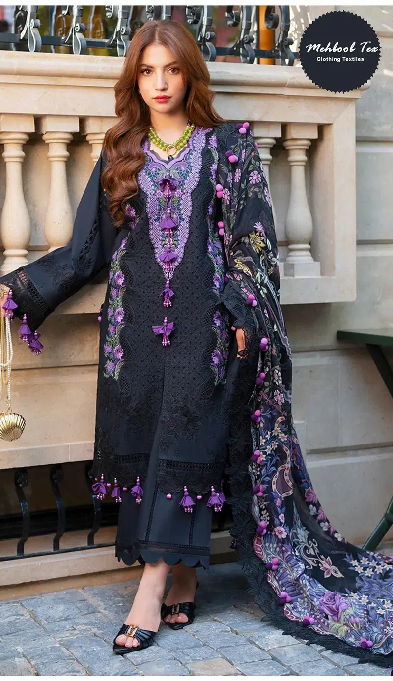 Mehboob Tex 1962 Cotton Embroidered Salwar Kameez