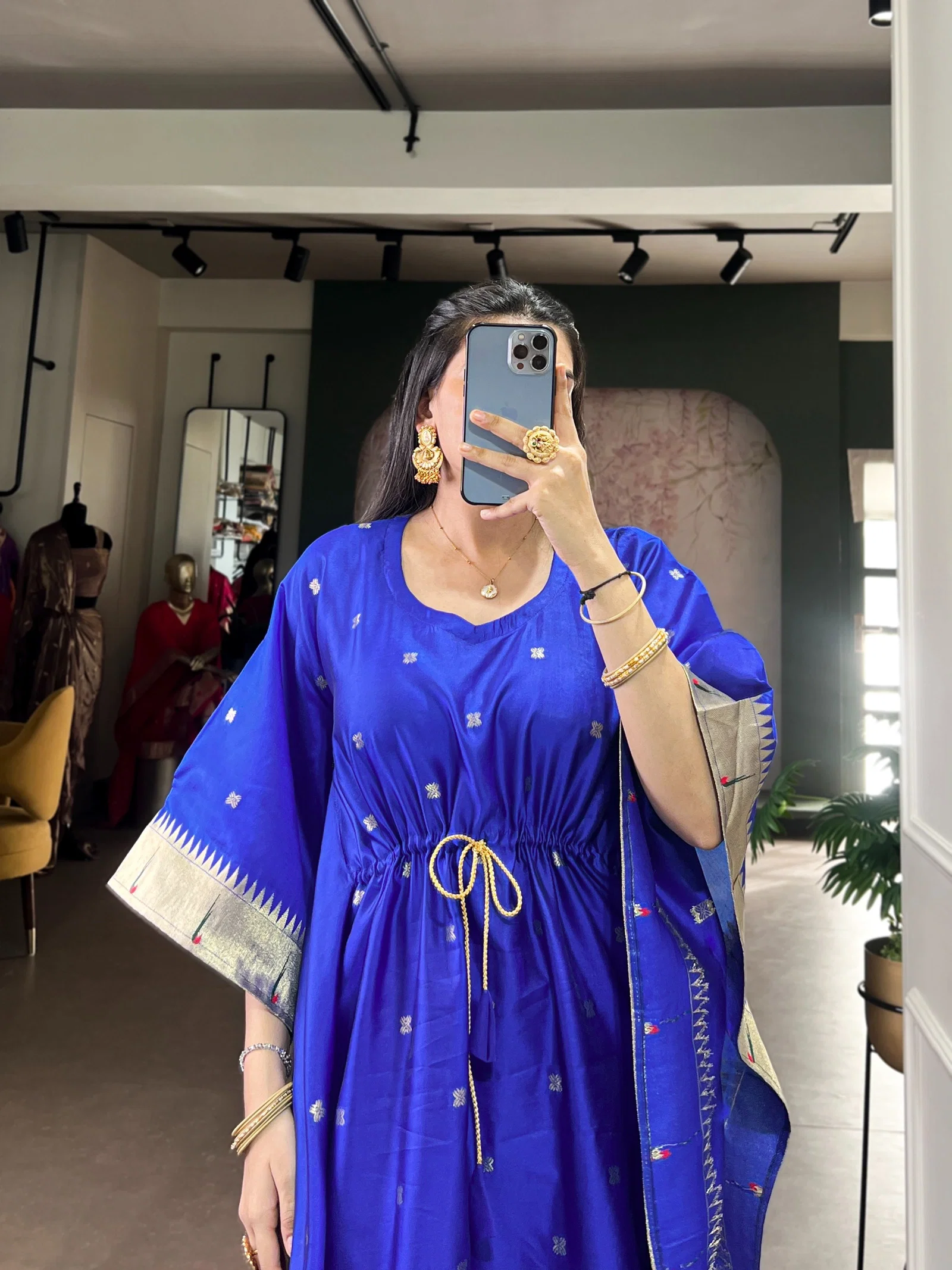 Lekha YF 3803 Jacquard Zari Weaving Kaftan Collection