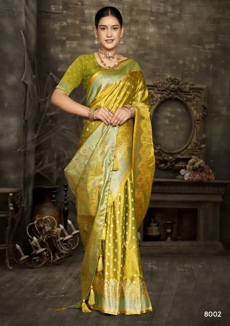 Saroj Sundaram Satin Silk Vol 8 Satin Silk Saree Collection