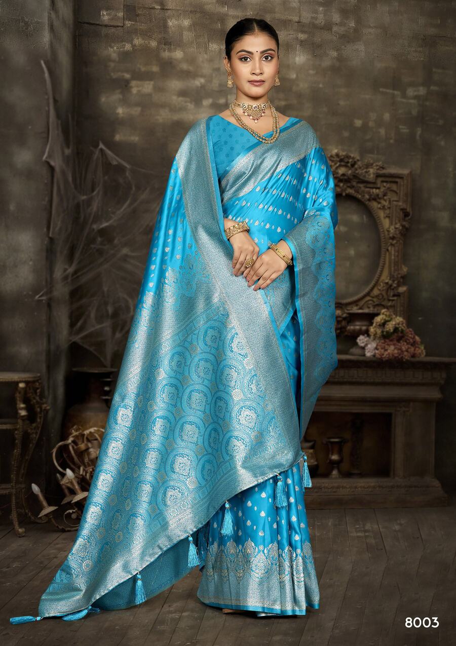 Saroj Sundaram Satin Silk Vol 8 Satin Silk Saree Collection