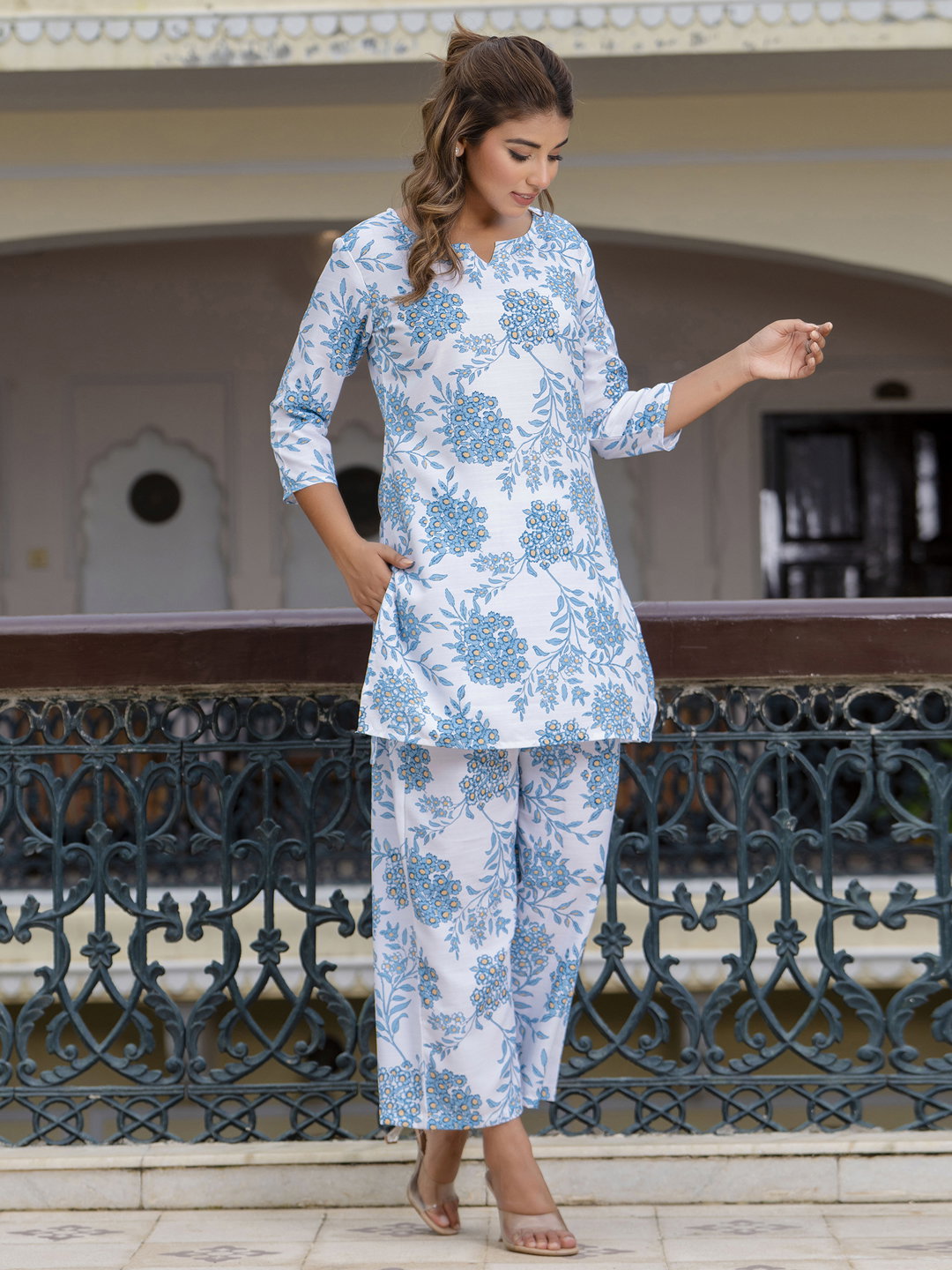 VP 9650 women Cotton Co-ords set 