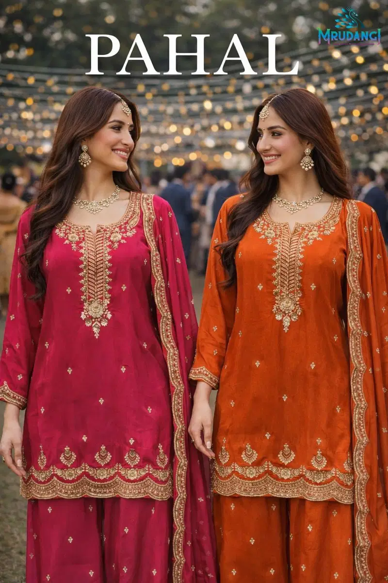 Mrudangi Pahal Premium Viscose Embroidered Salwar Kameez Collection