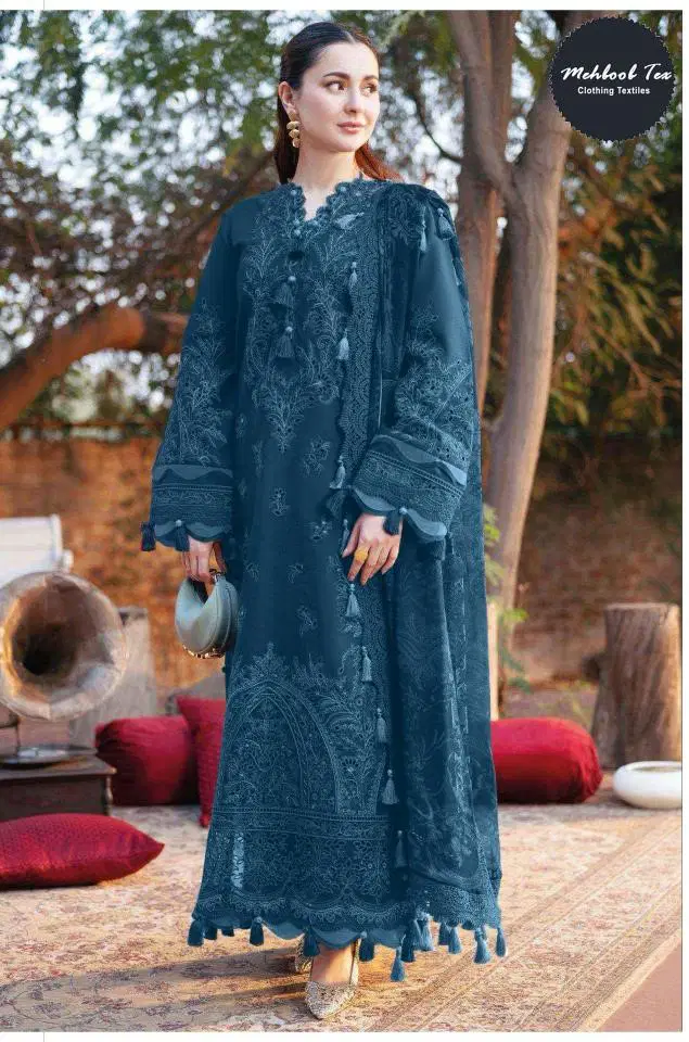 Mehboob Tex 1883 A To D Cambric Cotton With Embroidery Pakistani Salwar Kameez