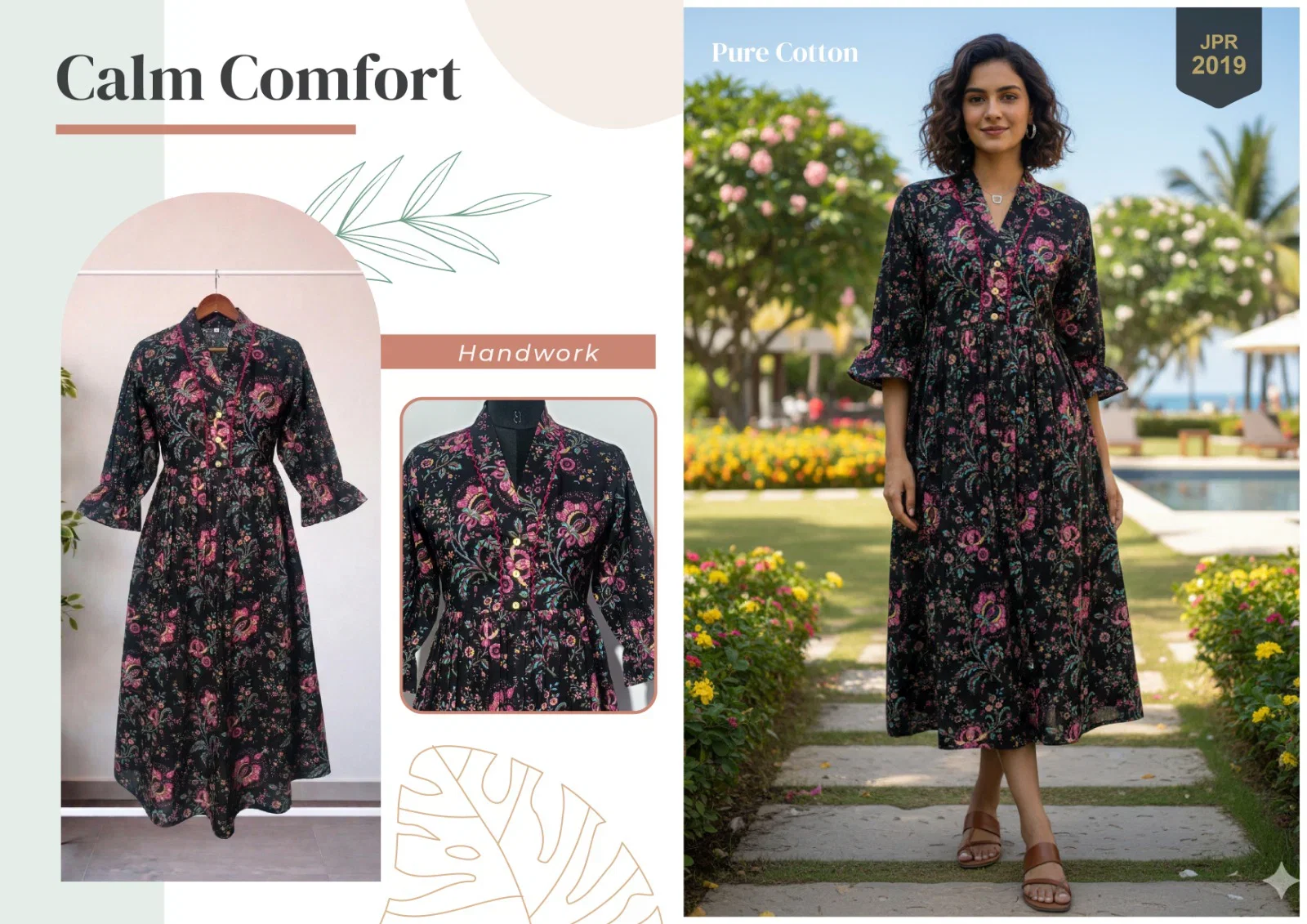 Trendy Helina Pure Cotton Printed One Piece Collection