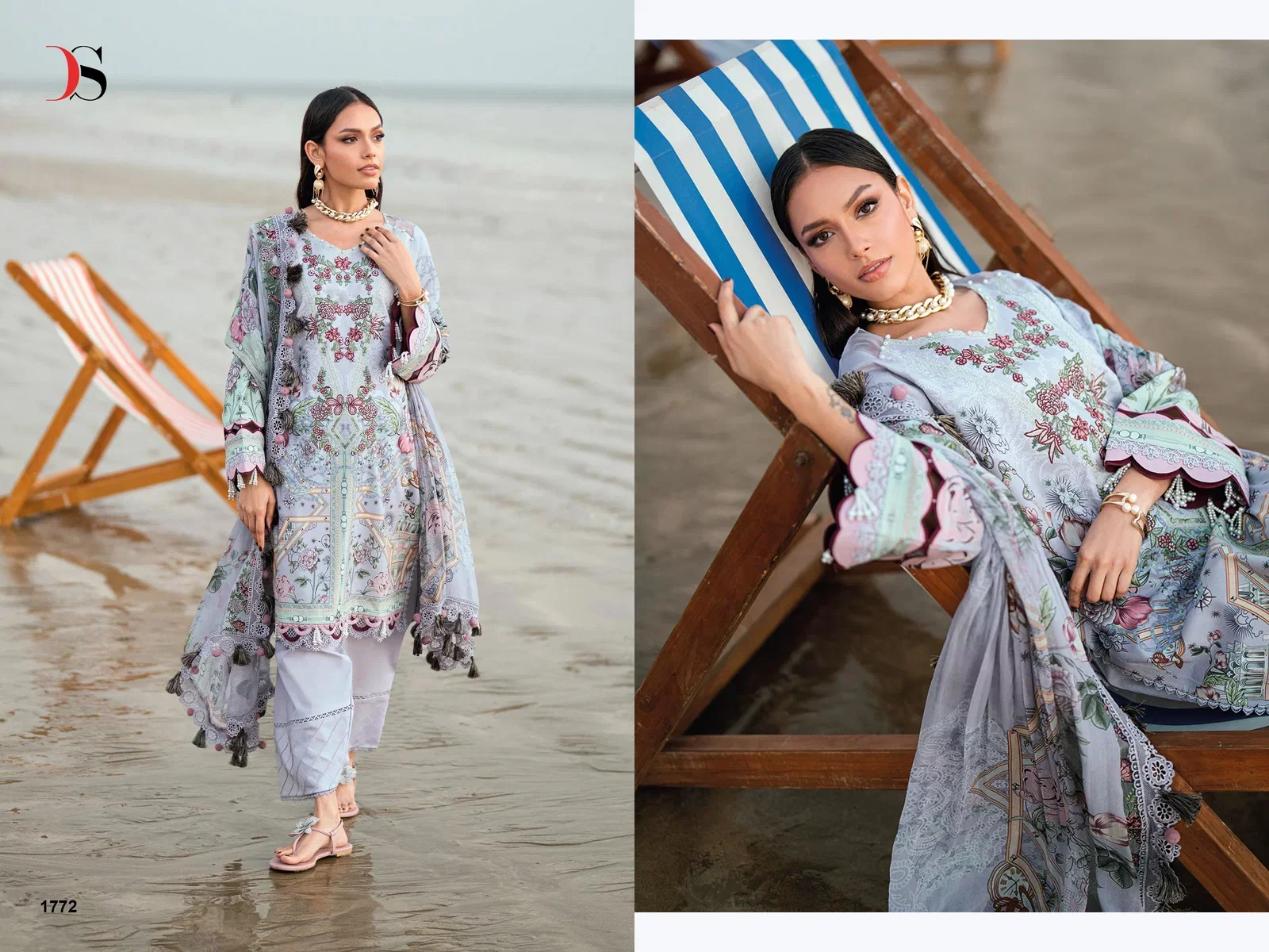 Deepsy Jade Needle Wonder Vol 5 Cotton Dupatta Cotton Embroidered Salwar Kameez