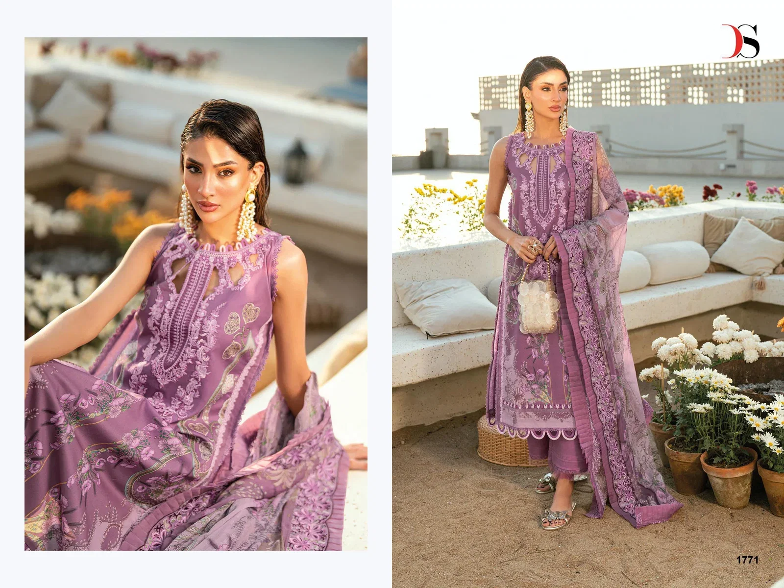 Deepsy Jade Needle Wonder Vol 5 Cotton Dupatta Cotton Embroidered Salwar Kameez