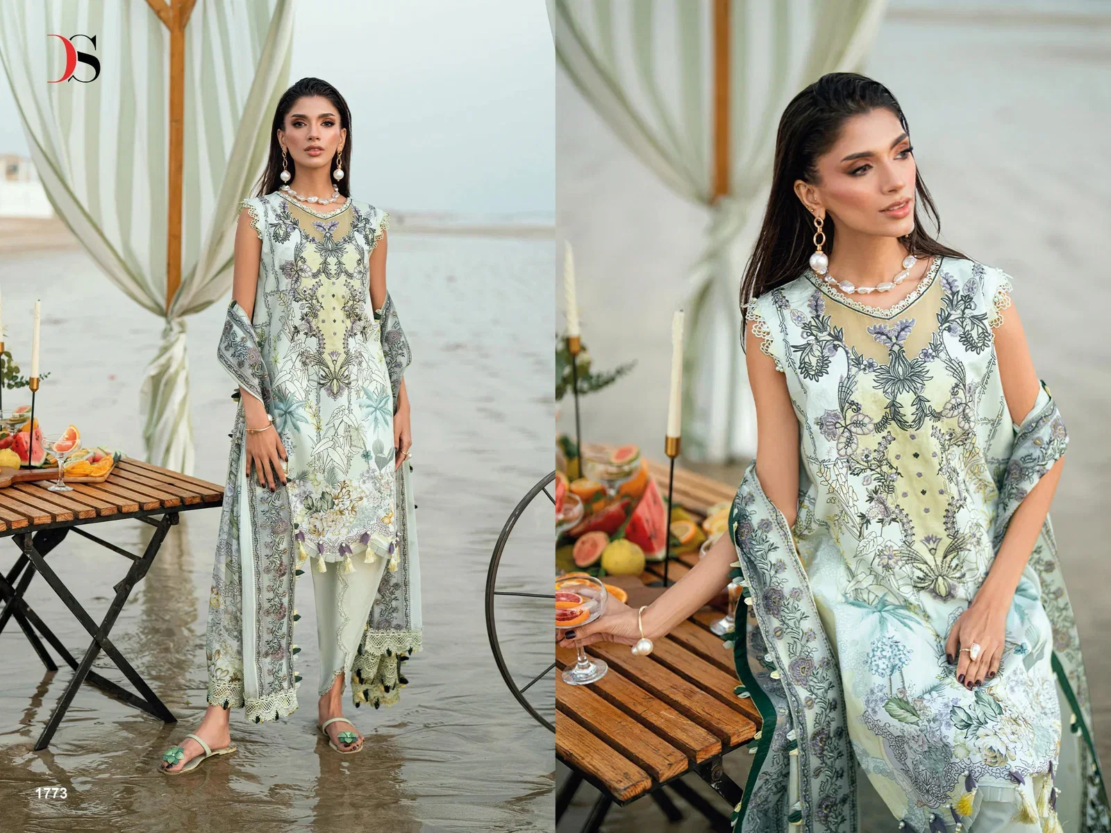 Deepsy Jade Needle Wonder Vol 5 Cotton Dupatta Cotton Embroidered Salwar Kameez