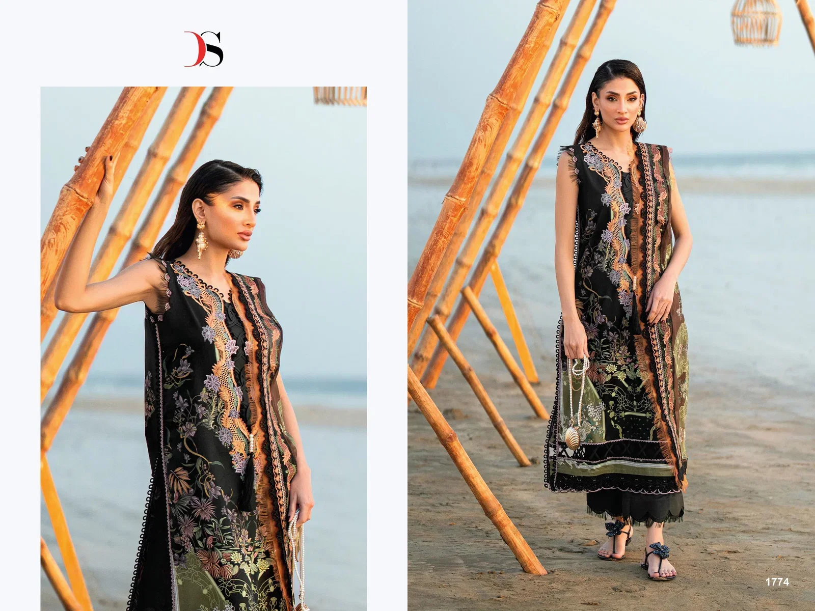 Deepsy Jade Needle Wonder Vol 5 Cotton Dupatta Cotton Embroidered Salwar Kameez