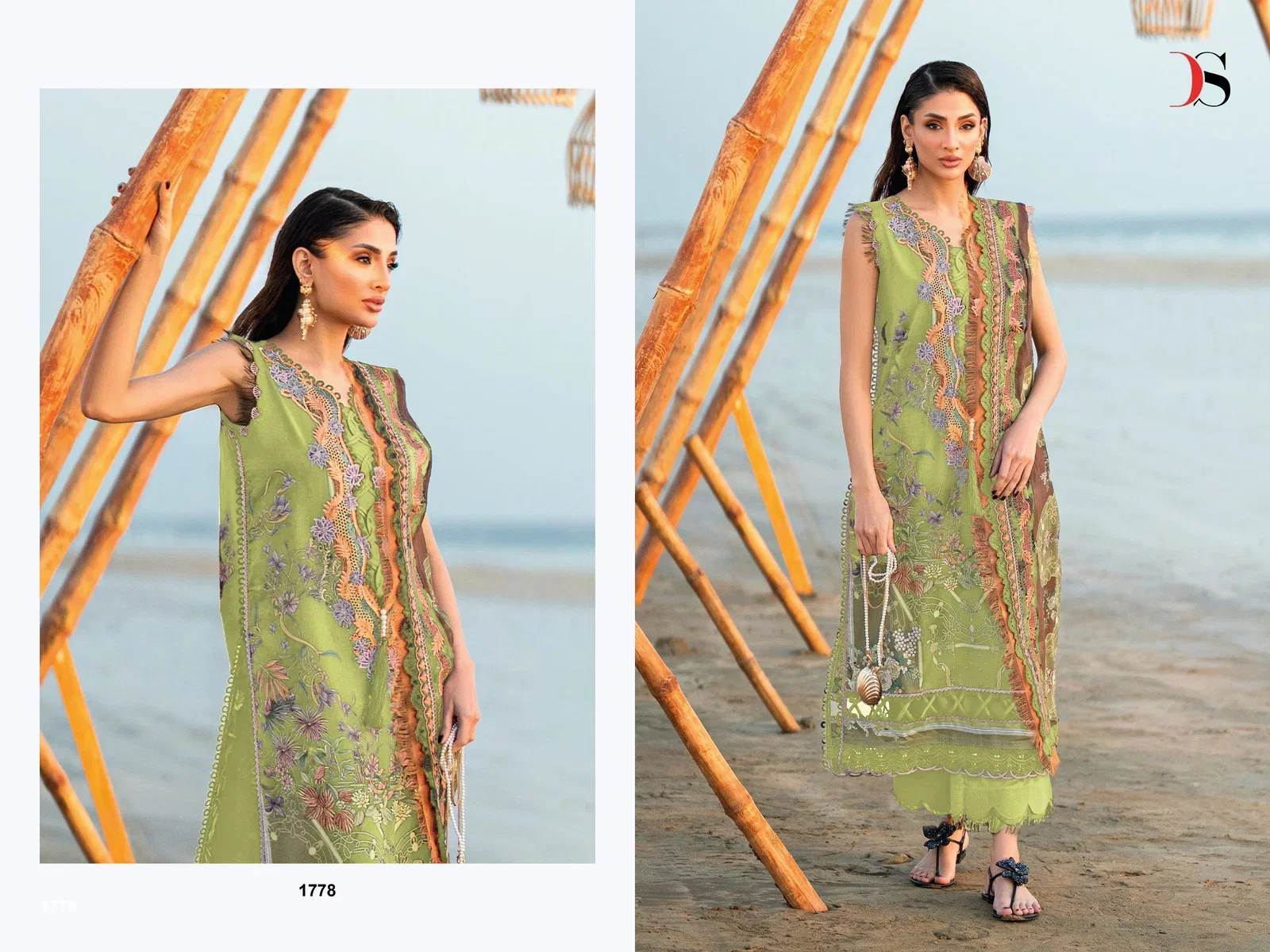 Deepsy Jade Needle Wonder Vol 5 Cotton Dupatta Cotton Embroidered Salwar Kameez
