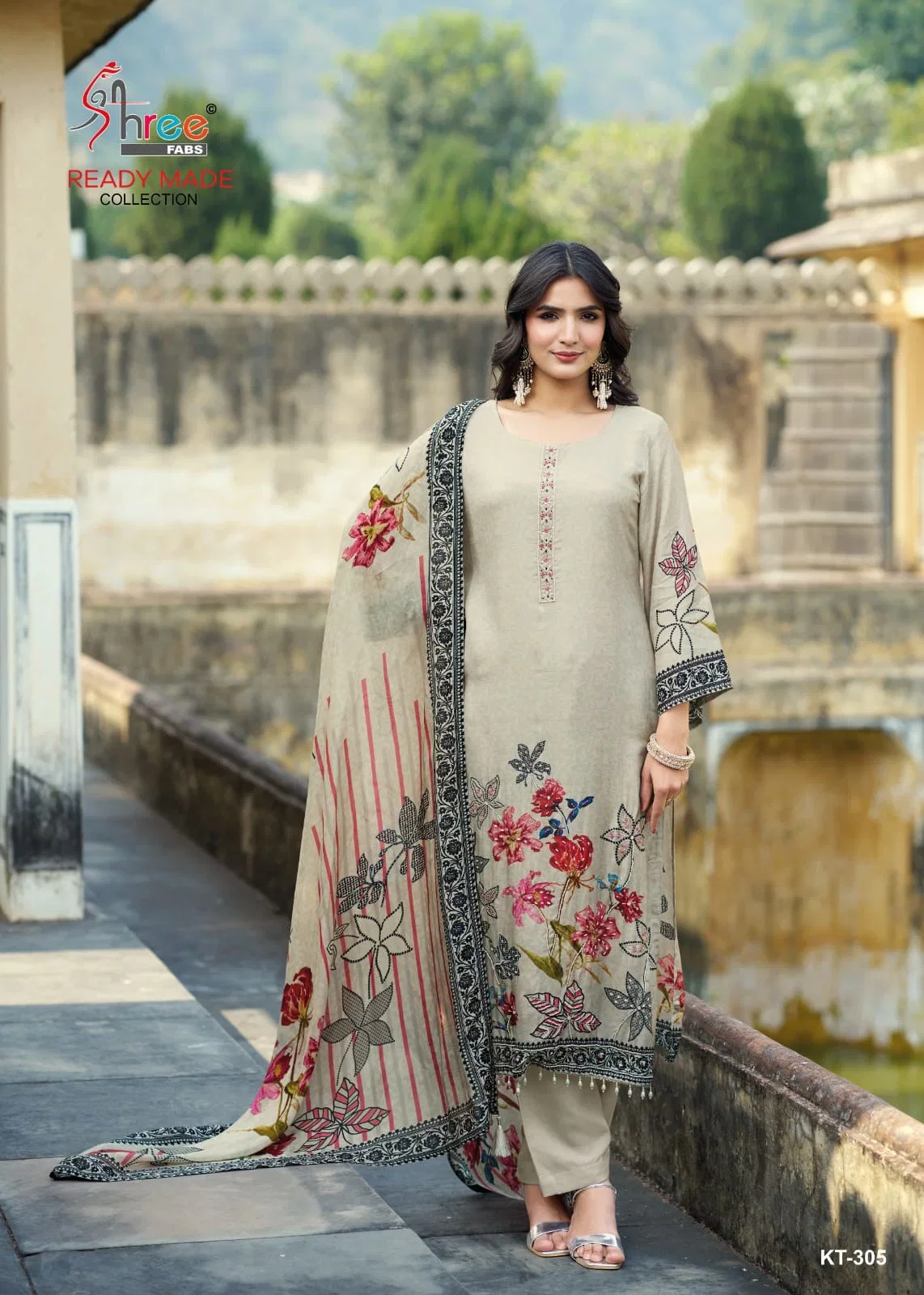 Shree Kt 305 Viscose Maslin Digital Printed Salwar Kameez