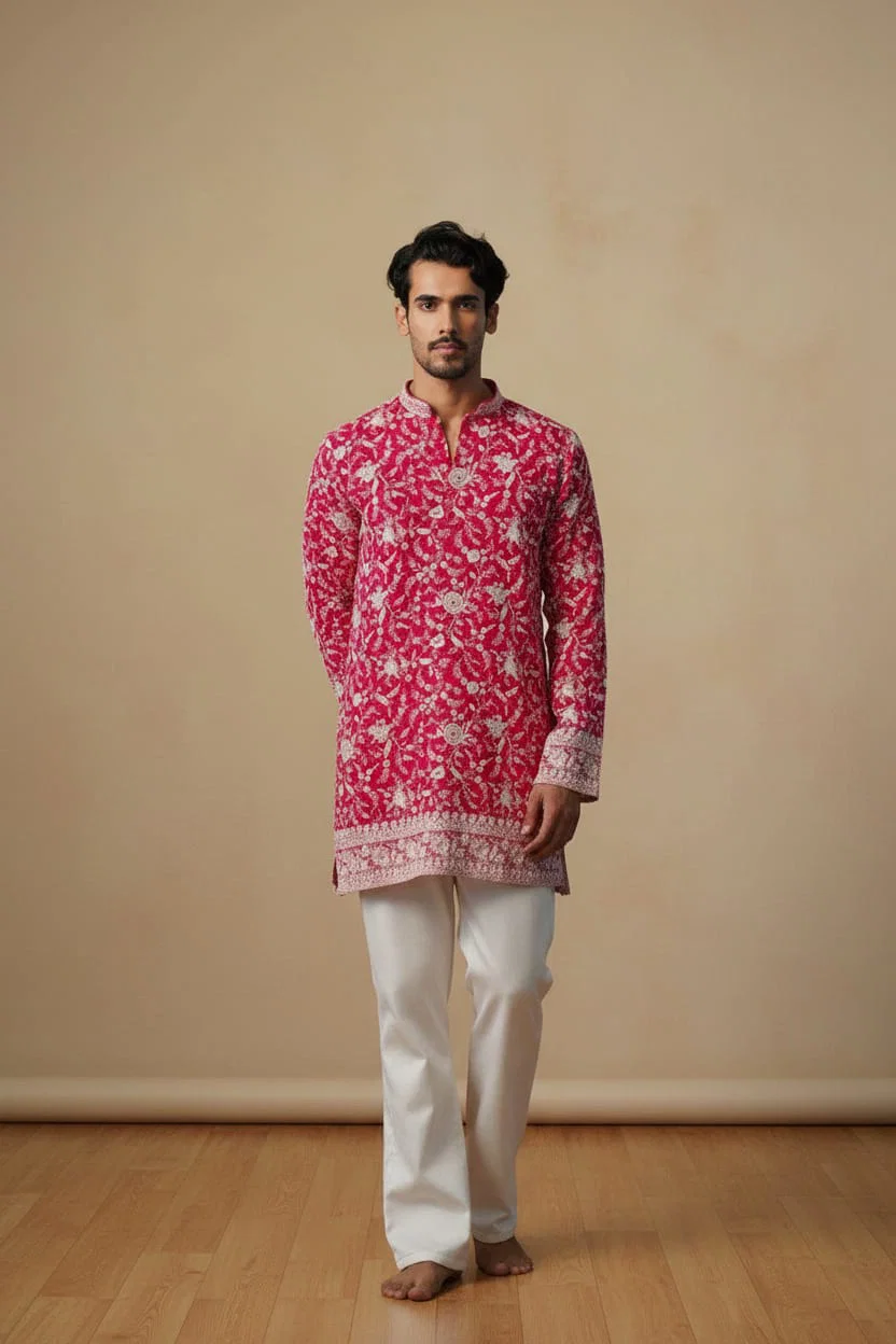 Center 368 Roman Silk Premium Mens Kurta Collection With Pant
