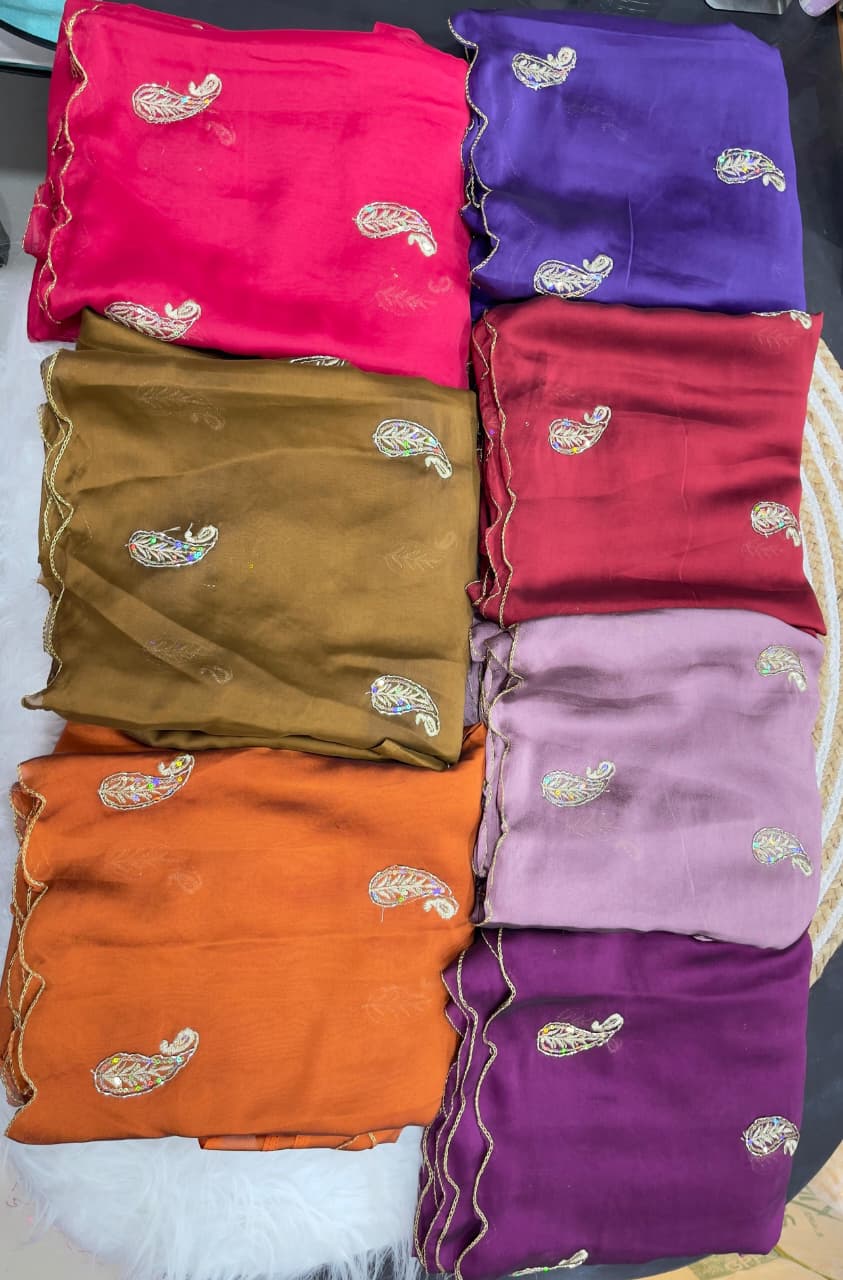 Lekha Sur Jasmine Very Soft And Elegant Rich Look Rangoli Sartin Saree