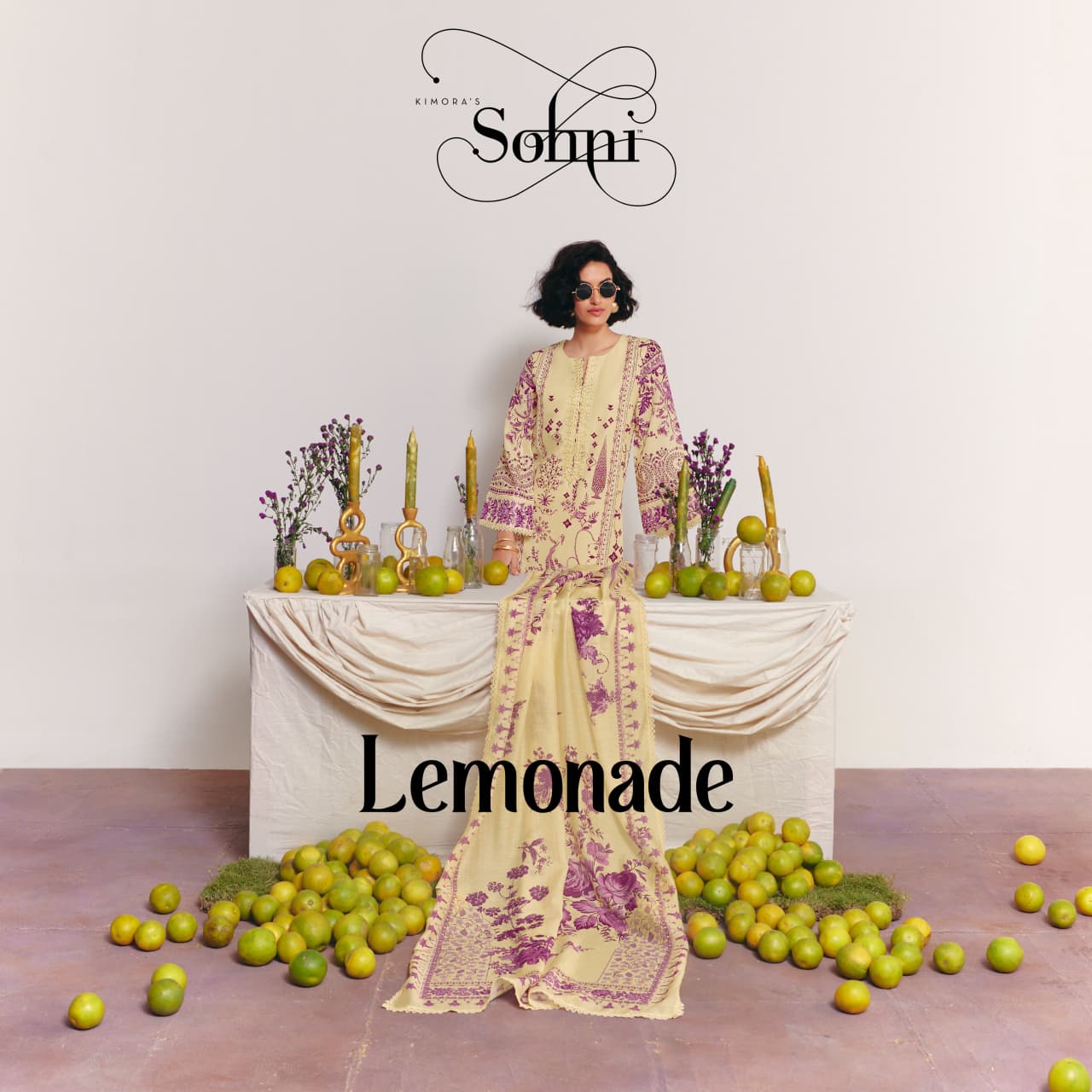 Kimora Sohni Lemonade Vol 68 Cotton Lawn Digital Printed Salwar Kameez