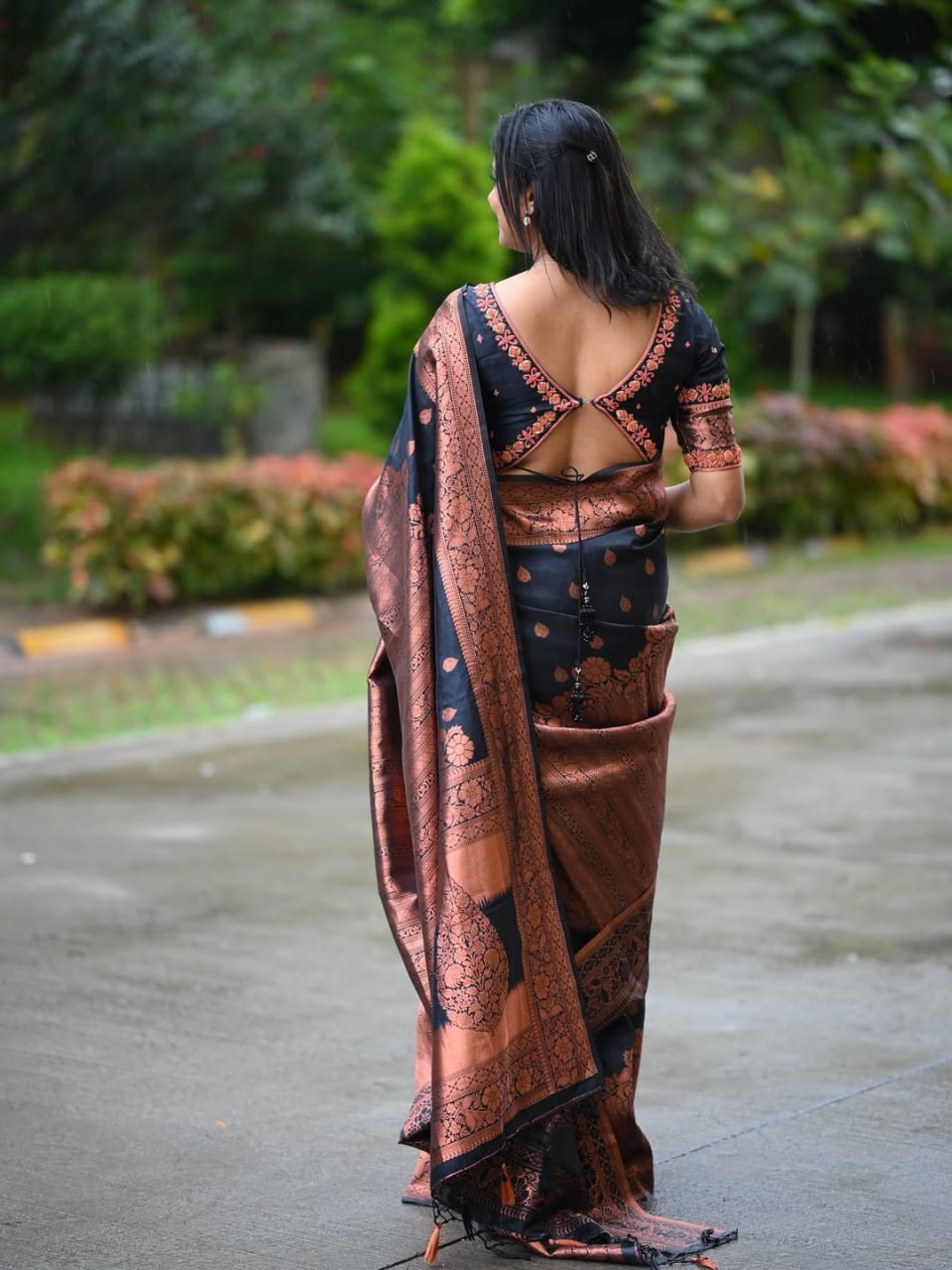 Satani 35026 Banarasi Soft Silk Saree