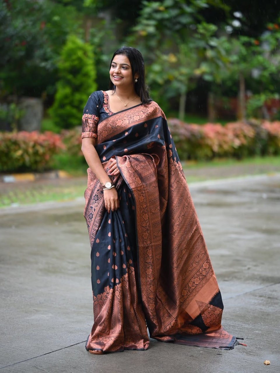 Satani 35026 Banarasi Soft Silk Saree