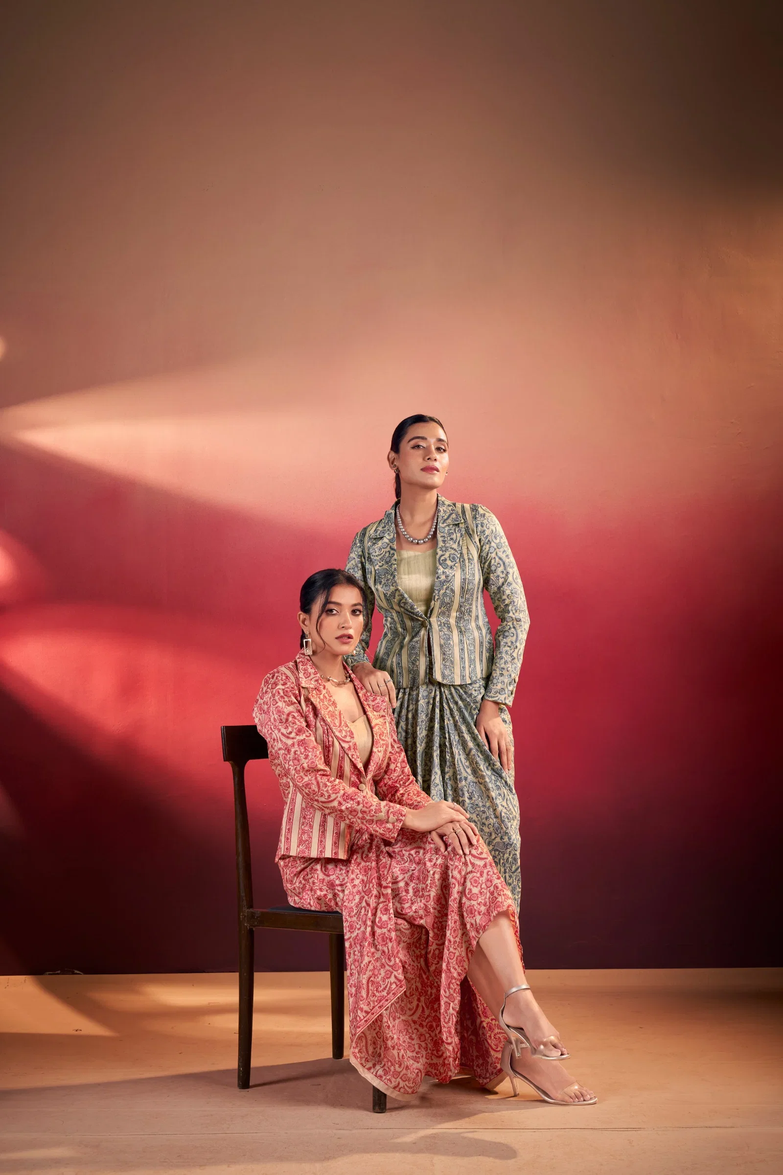 Lekha YF 1316  Tasar Silk Printed Indo Western Collection