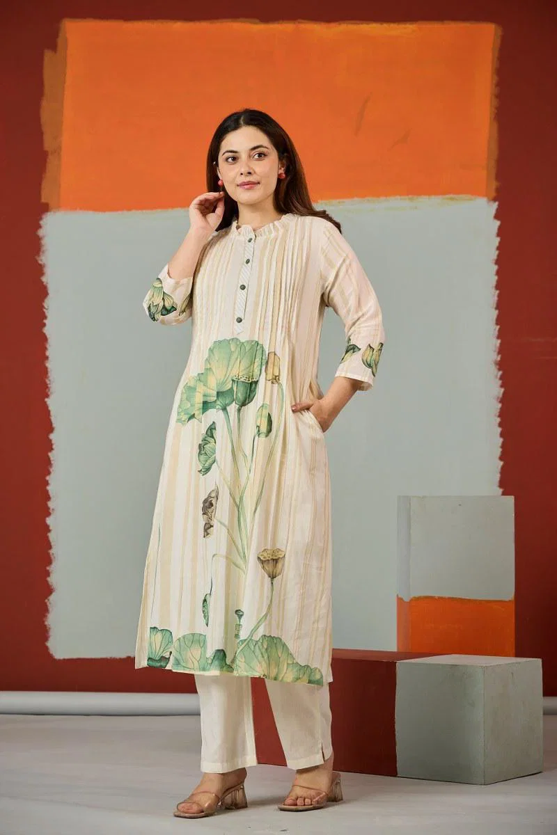 Naisha K 880 Cotton Fancy Kurti Bottom Collection