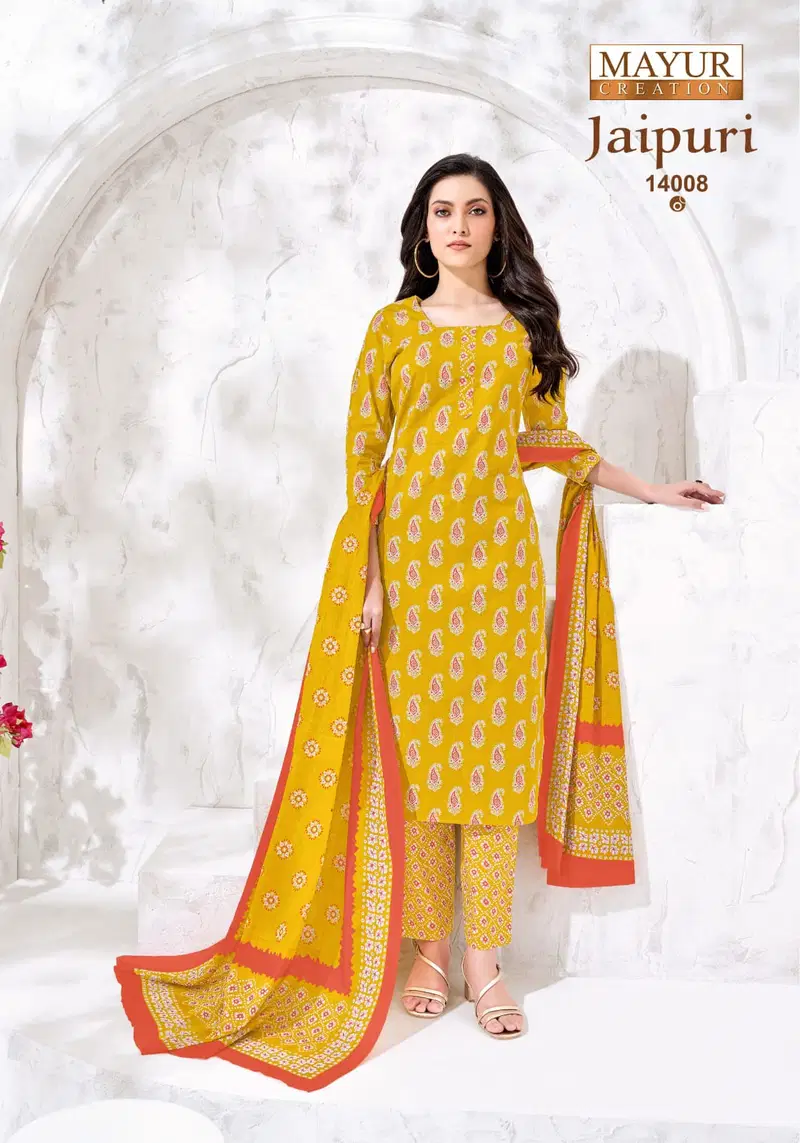 Mayur Jaipuri Vol 14 Cotton Printed Dress Material Collection