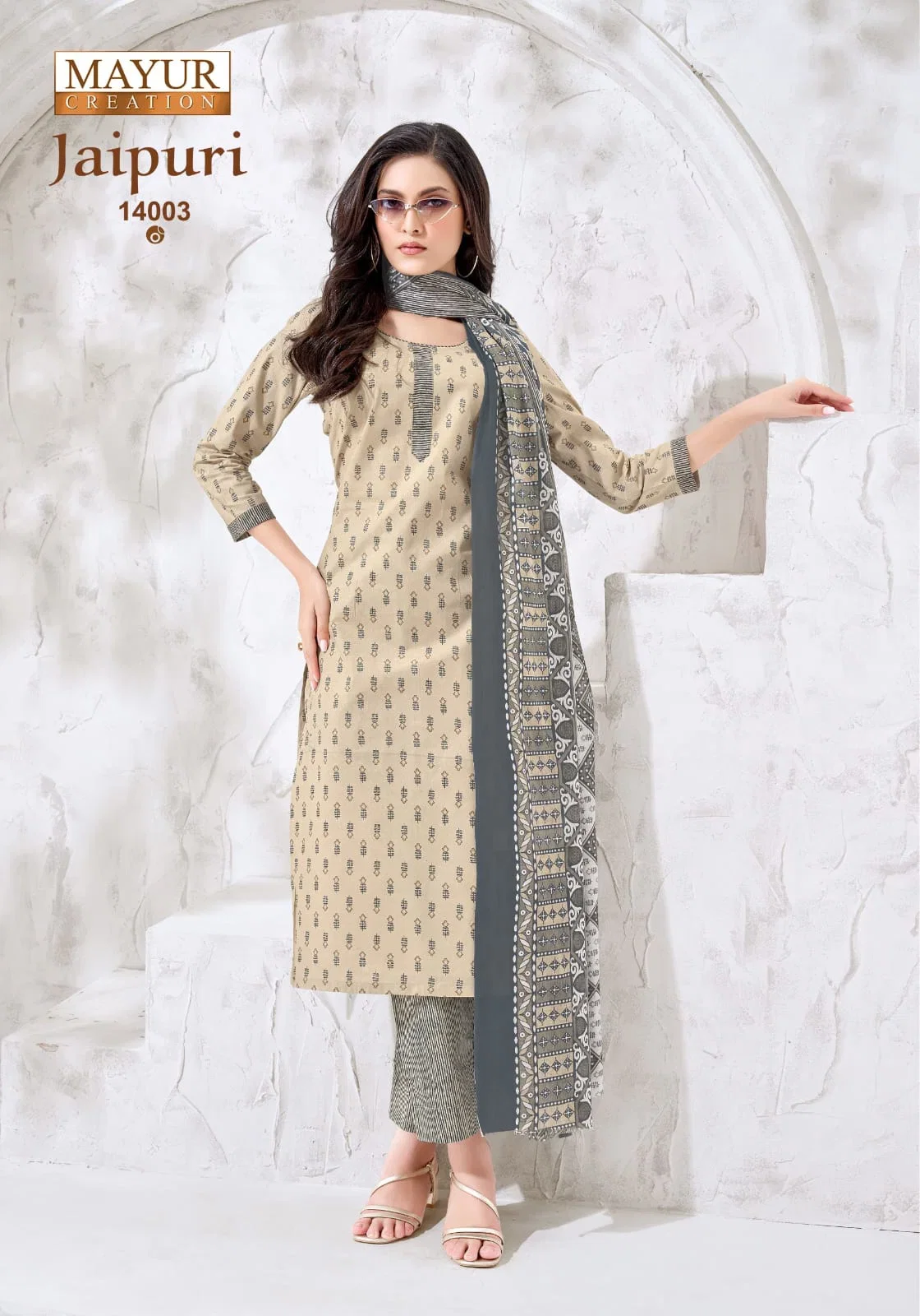 Mayur Jaipuri Vol 14 Cotton Printed Dress Material Collection