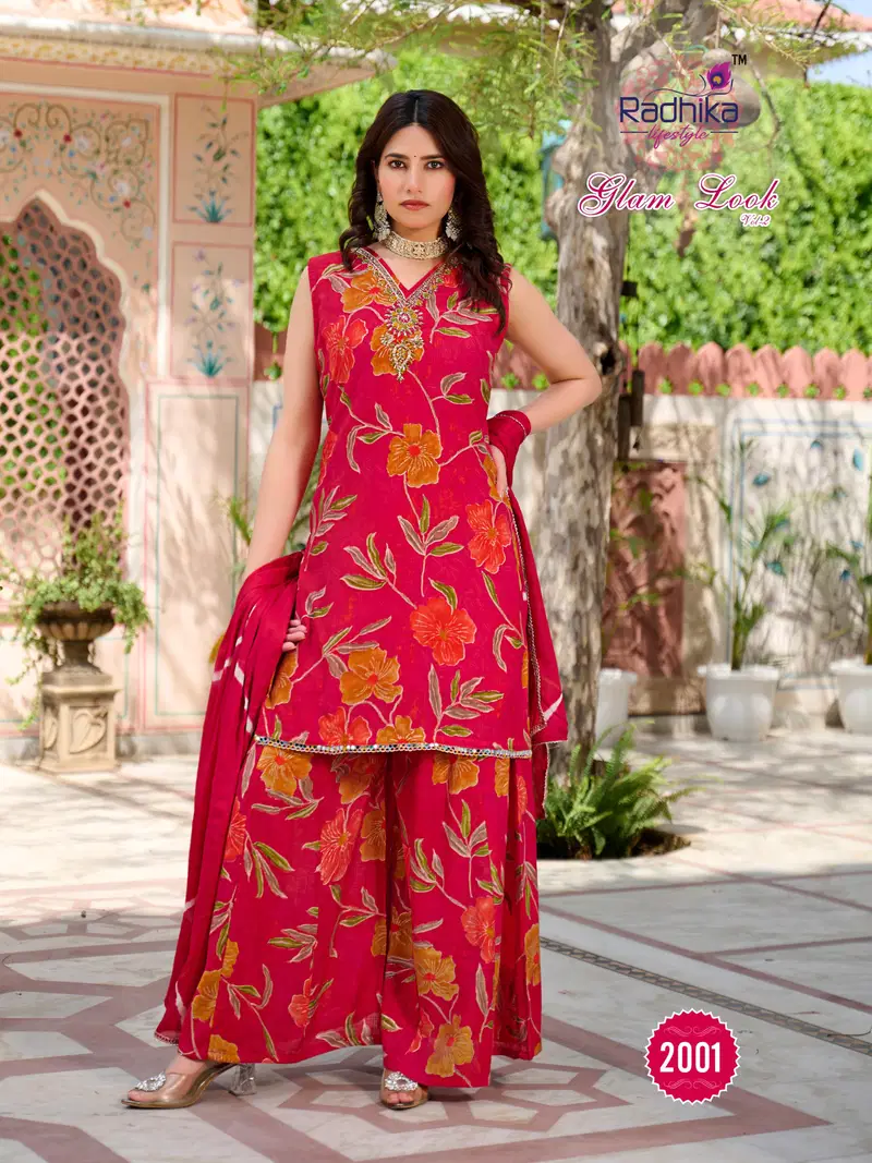 Radhika Glam Look Vol 2 Milano Silk Kurti With Bottom Dupatta