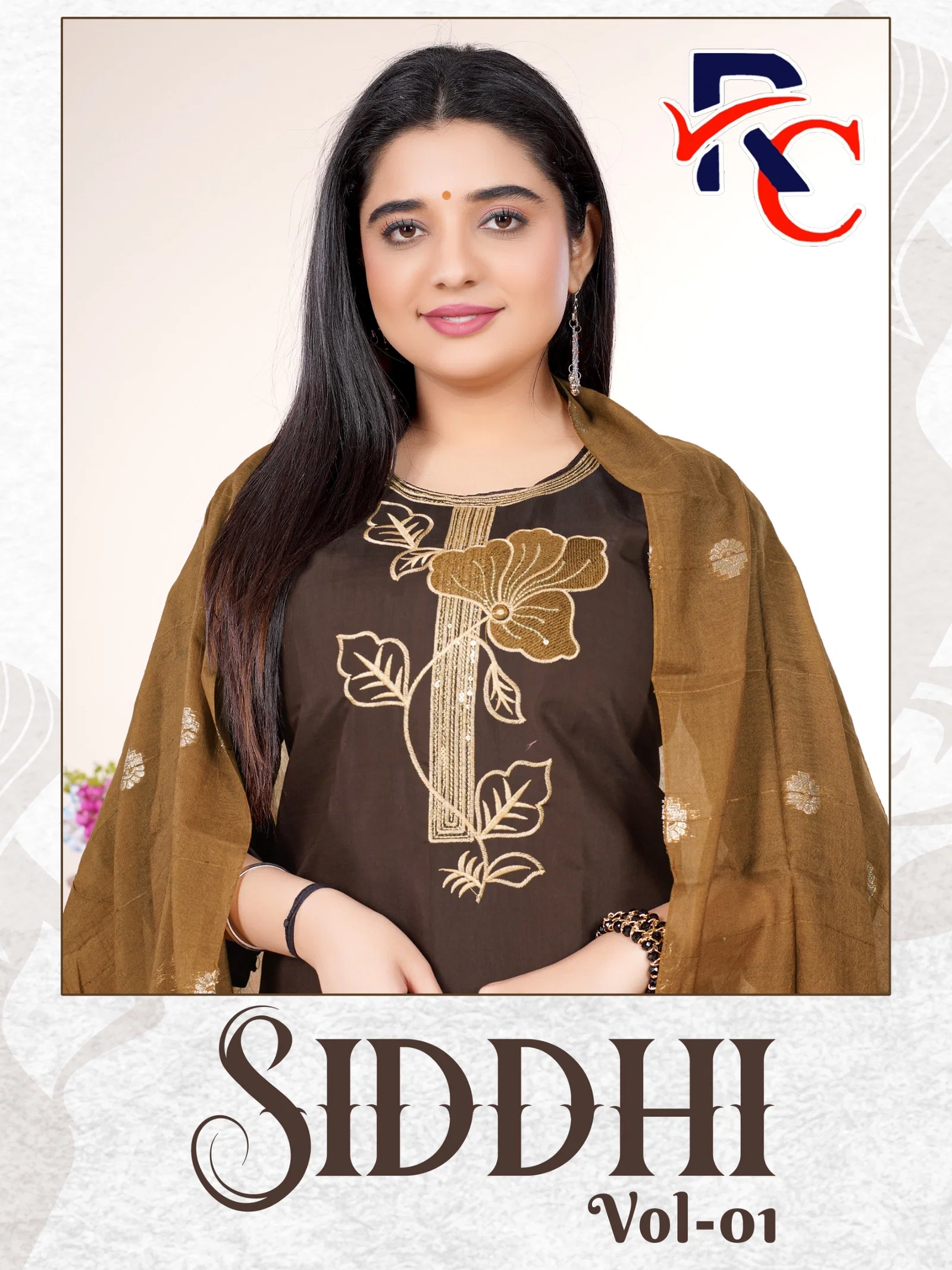 Dnp Siddhi Vol 1 Roman Silk Top Bottom With Dupatta