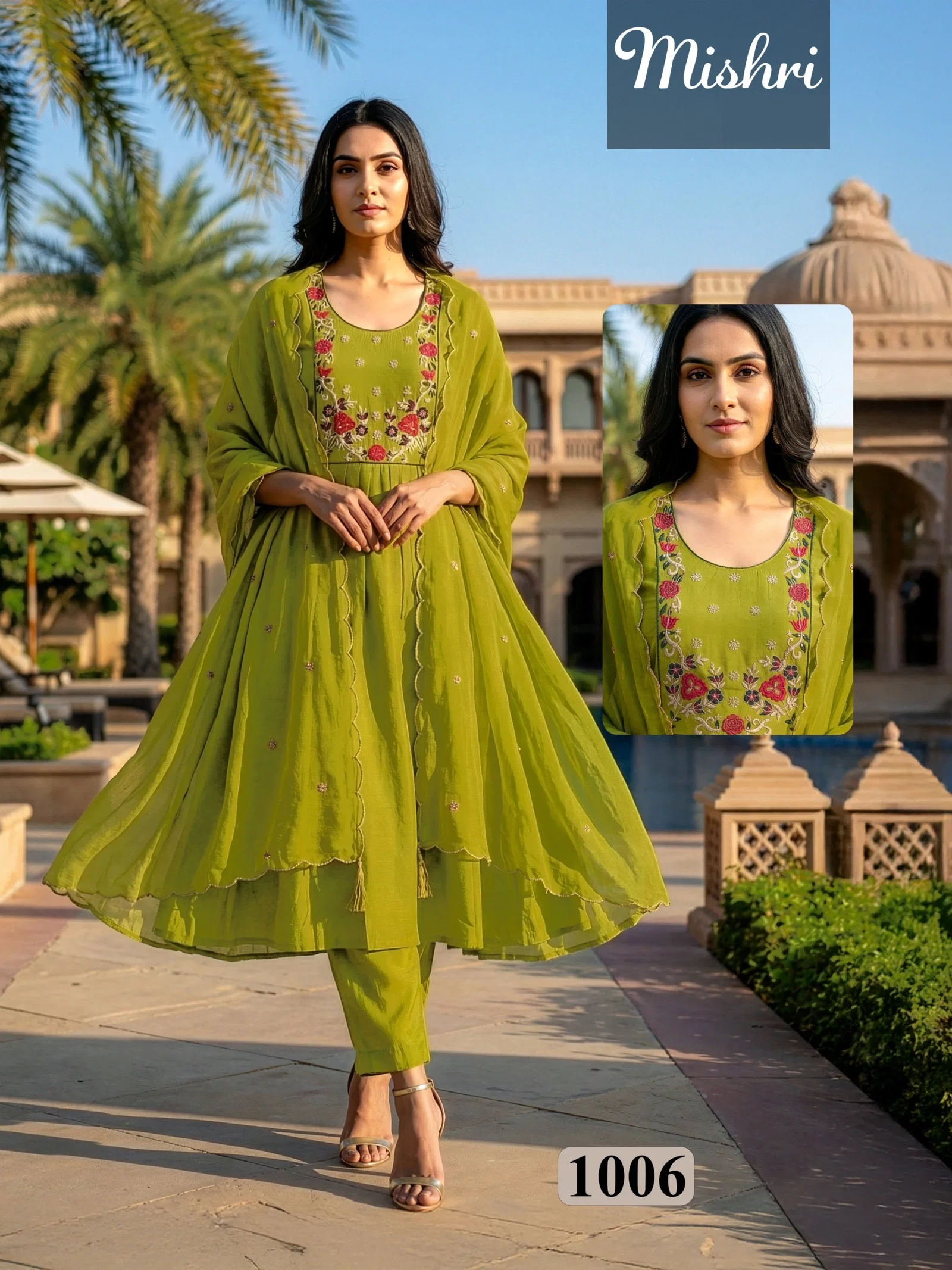 Dnp Mishri Vol 2 Mal Chanderi Top Bottom With Dupatta Set