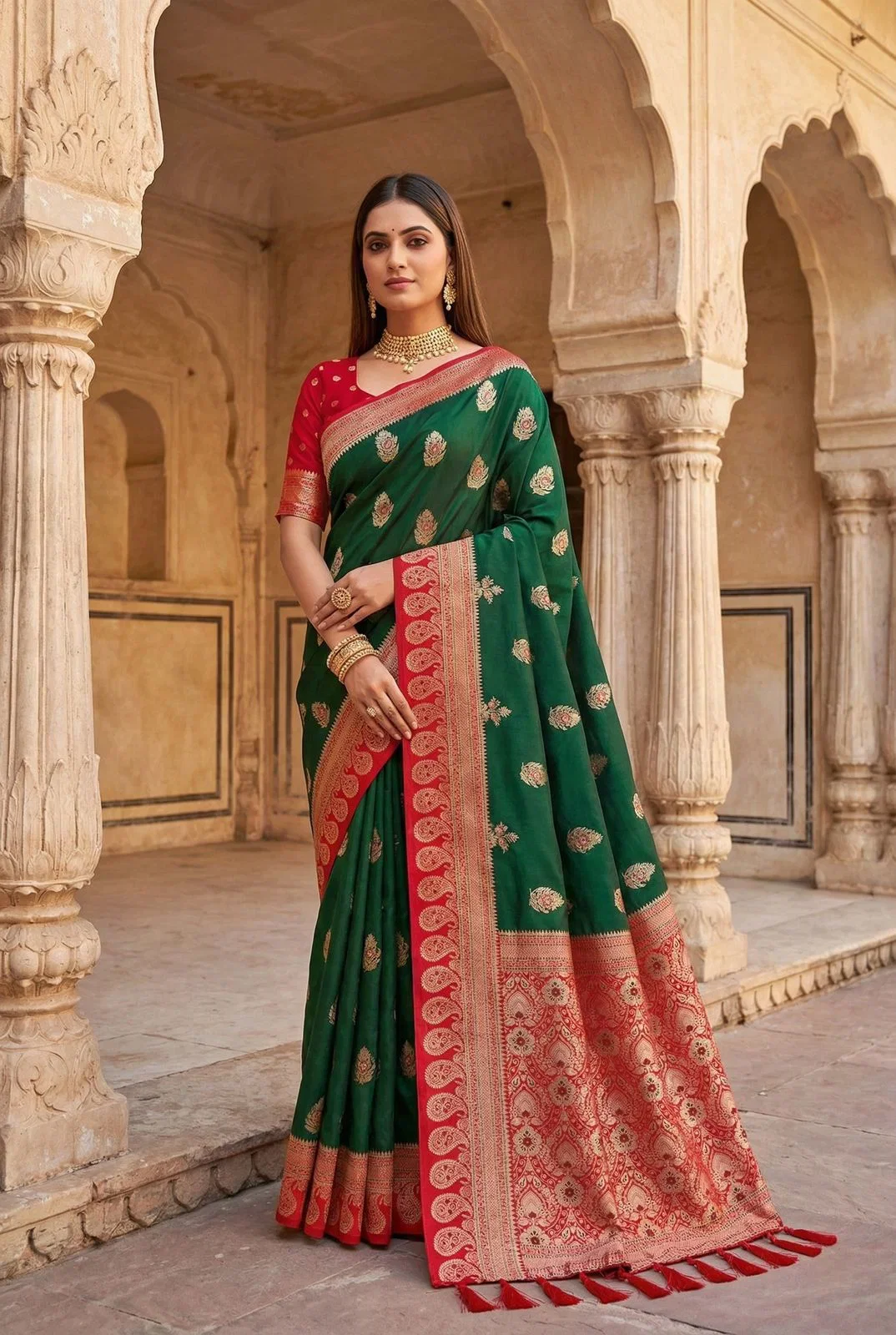 Mb 82 Soft Paithani Silk Rich Zari Weaving Saree Collection
