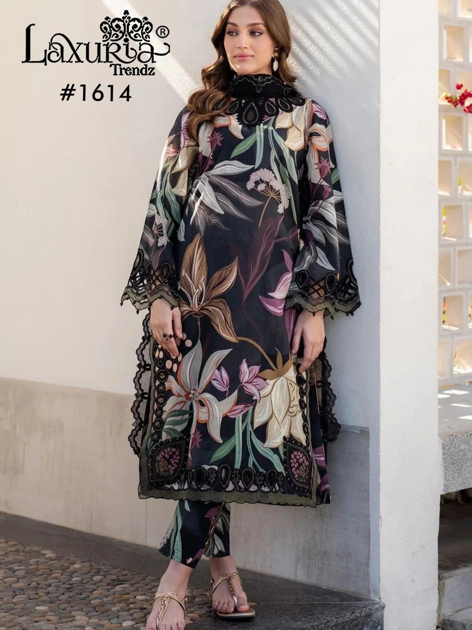 Laxuria Trendz 1614 Pakistani Readymade Collection 