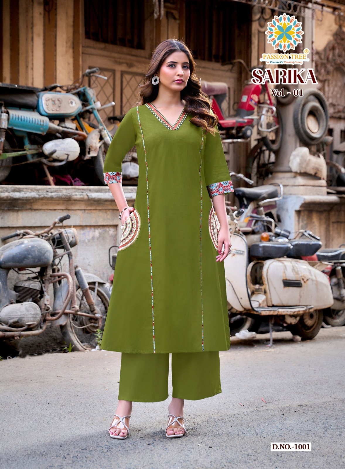 Sarika Vol 1 By Passion Tree Heavy Cotton Dhabu Kurta With Bottom