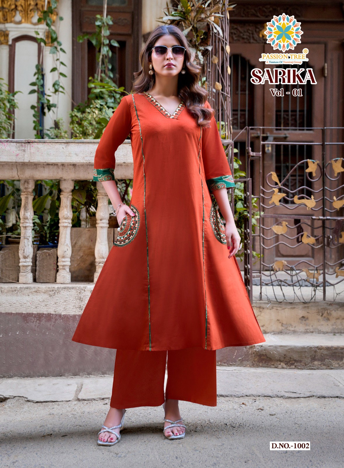 Sarika Vol 1 By Passion Tree Heavy Cotton Dhabu Kurta With Bottom